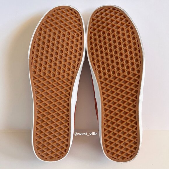 VANS Elevated Suede Premium Authentic 44 Shoe Sneakers Amber Orange Mens 13 - Picture 8 of 8